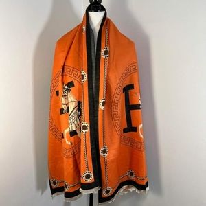 SOLD | Hermes cashmere scarf